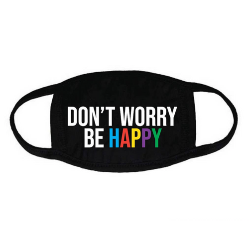 house of tens dont worry be happy face mask kids