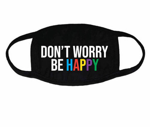House of Tens - Don't Worry Be Happy Face Mask - Kids - SIMPLYWORKOUT