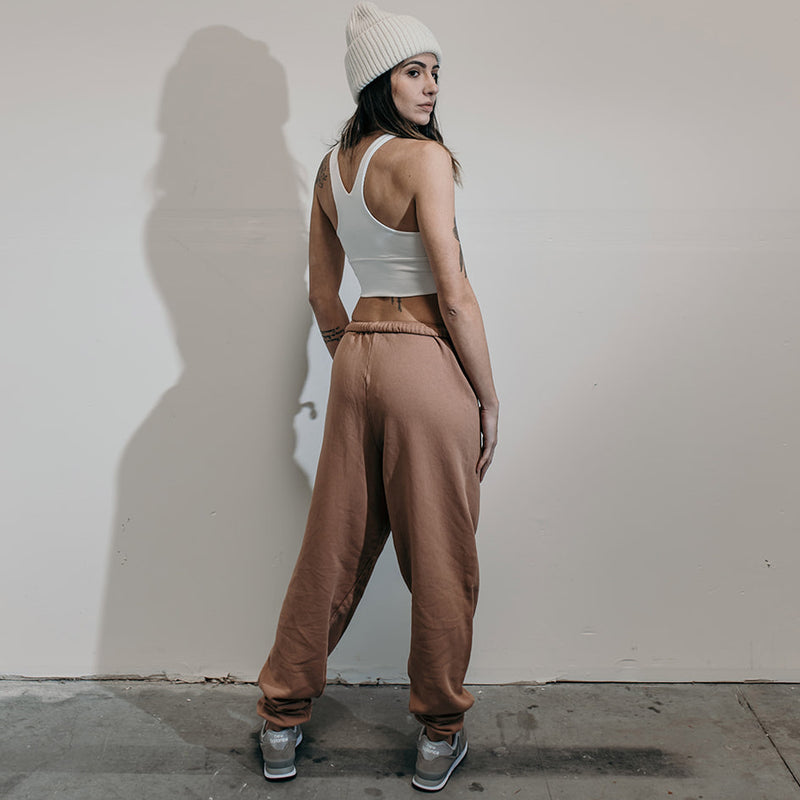 Joah Brown oversized jogger cocoa French terryJoah brown oversized jogger cocoa French terry