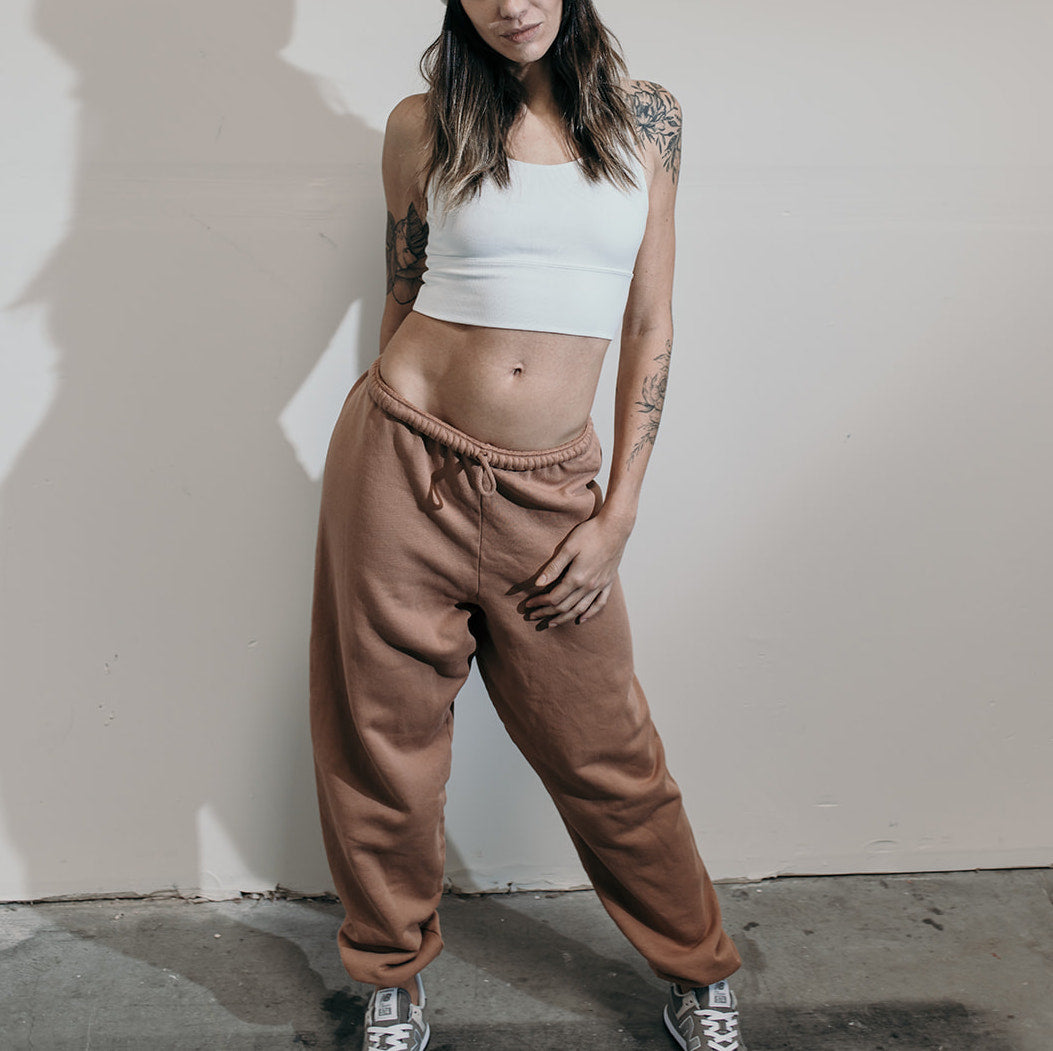 Oversized Jogger - Pearl Grey French Terry – JOAH BROWN®