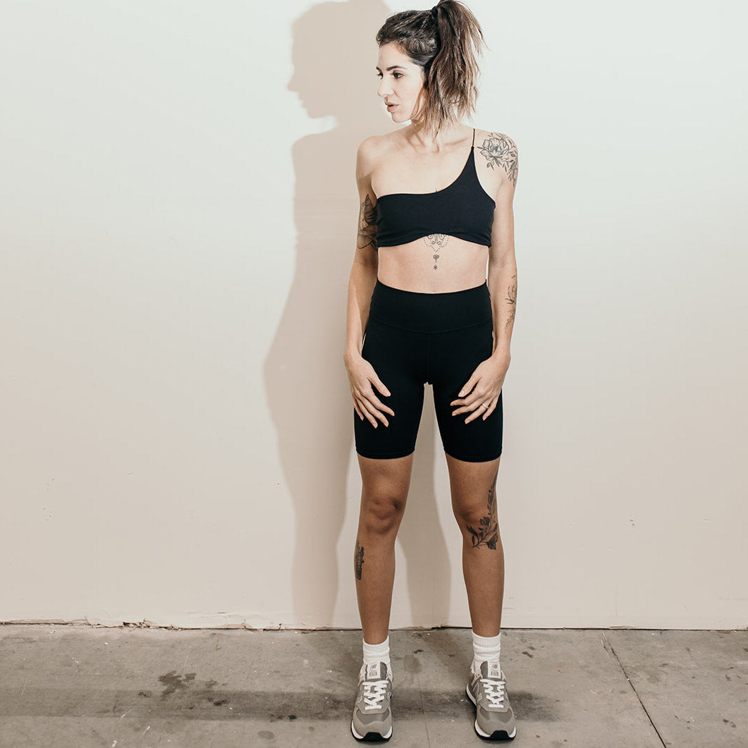 The Biker Short Sueded Onyx - Joah Brown - simplyWORKOUT