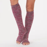 sticky be be love sunrise knee high leg warmers with grips