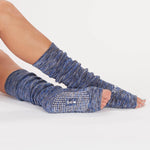sticky be be love twilight knee high leg warmers with grips