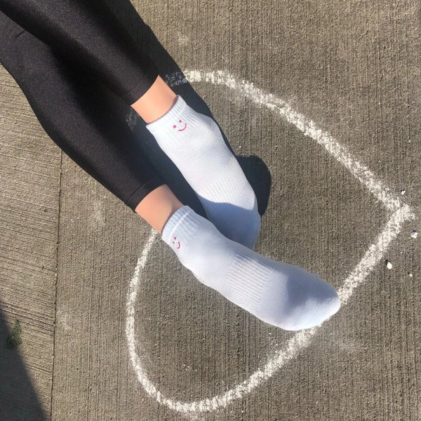 lucky honey harlow grip sock baby blue