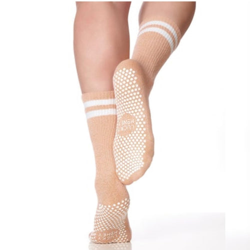 Lucky Honey The Dad Grip Sock - Rose Gold
