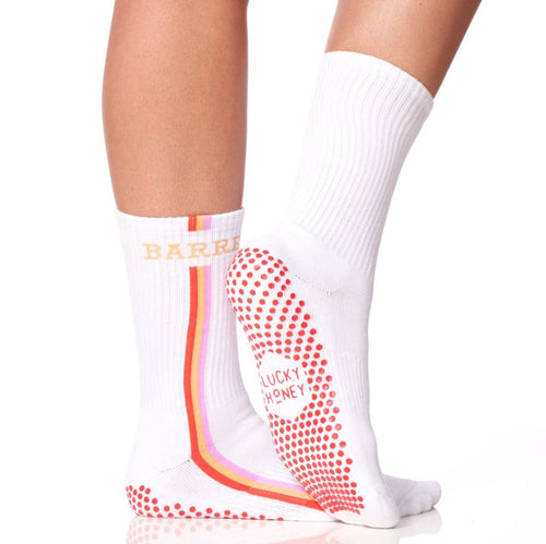 LUCKY HONEY Socks < Barre + Pilates + Yoga Grip Socks