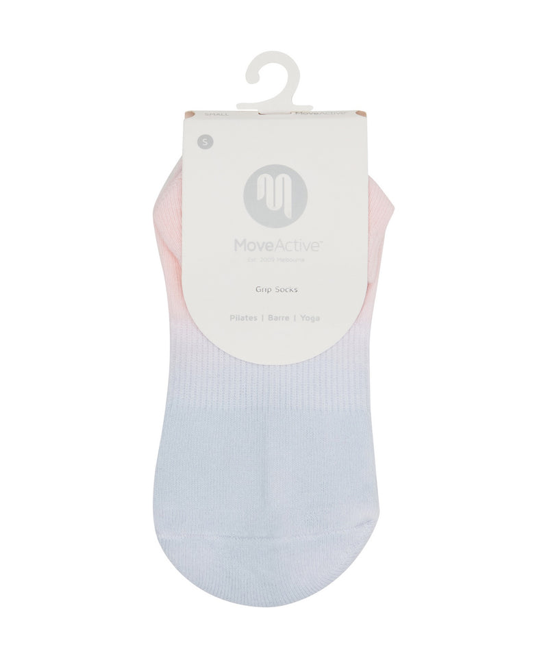 move active blush and powder blue ombre classic socks
