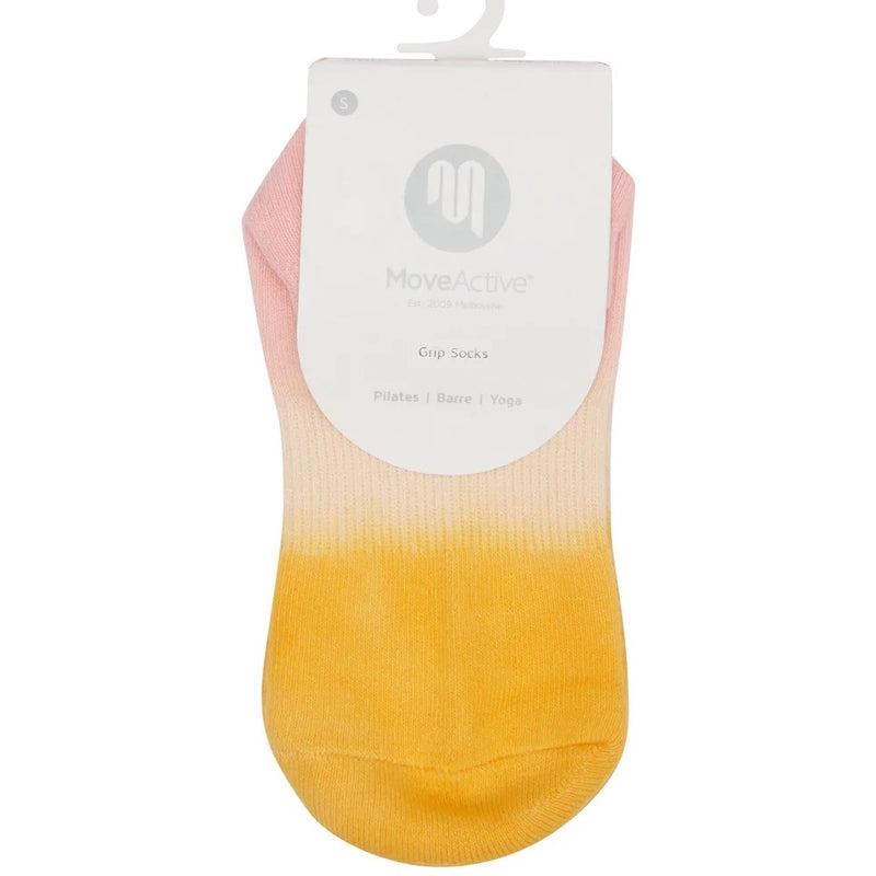 move active classic grip socks mimosa sorbet