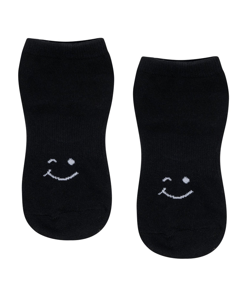 move active classic low rise grip socks black