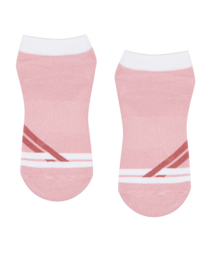 Moveactive Classic Low Rise Grip Socks Dusty Rose