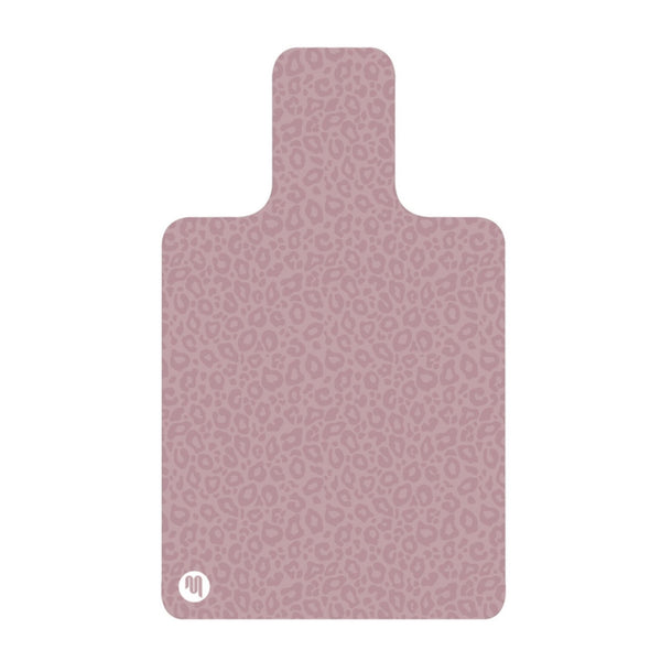 MoveActive Pilates Reformer Mat Dusty Pink Cheetah