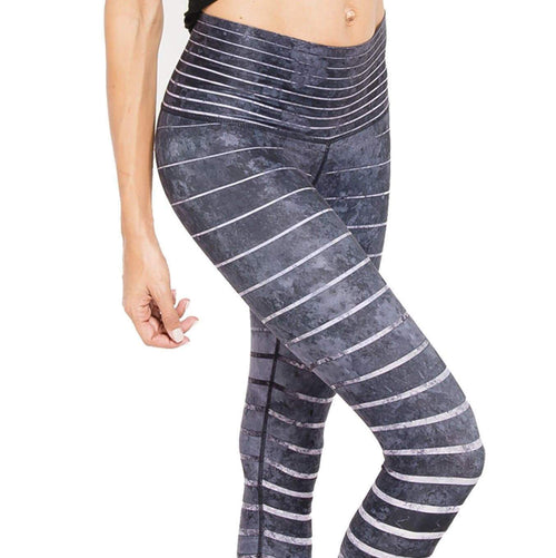 niyama sol slate stripe leggings
