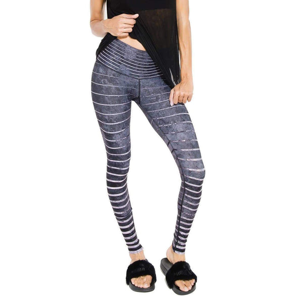 niyama sol slate stripe leggings