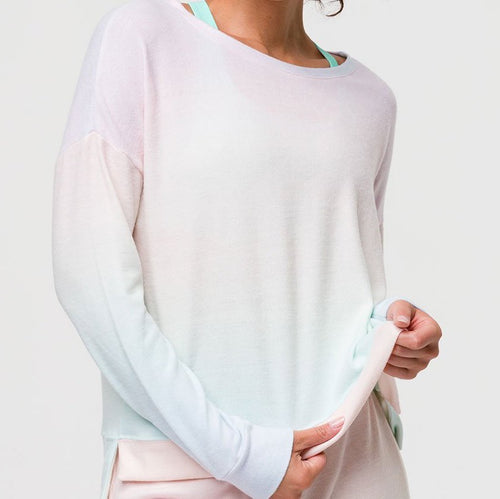 Onzie High Low Sweatshirt Dreamsicle