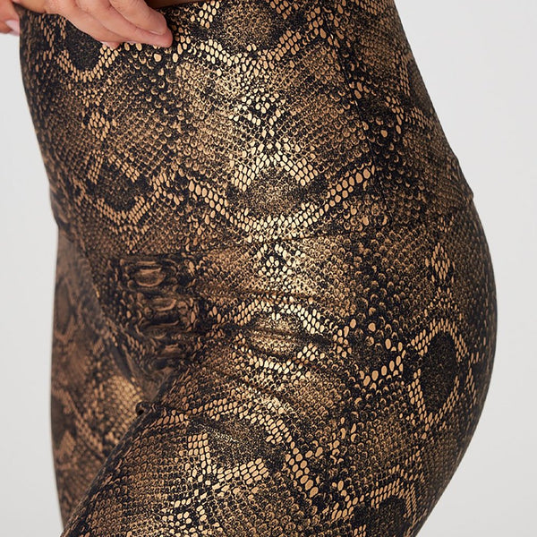 Onzie Foil Midi Legging - Queen Cobra