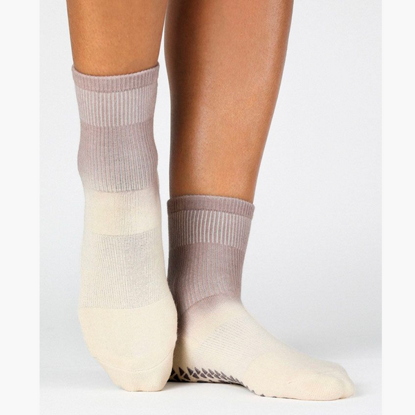 pointe studio Cameron ankle grip socks sand