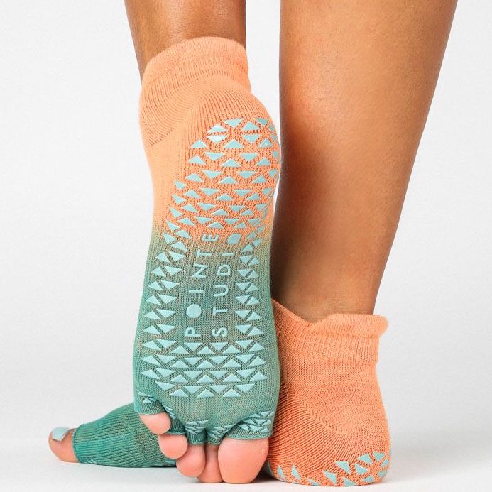 Cameron Ankle - Open Toe Grip Sock (Barre & Pilates Socks) – SIMPLYWORKOUT