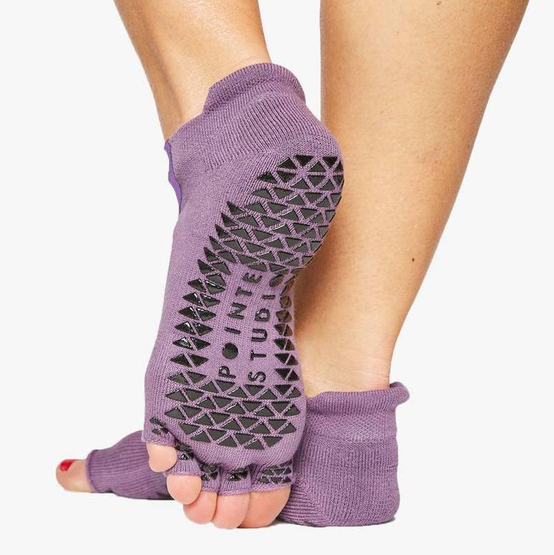 Women's Toe Socks Citrus Stripe Crew – Purple Doorknob