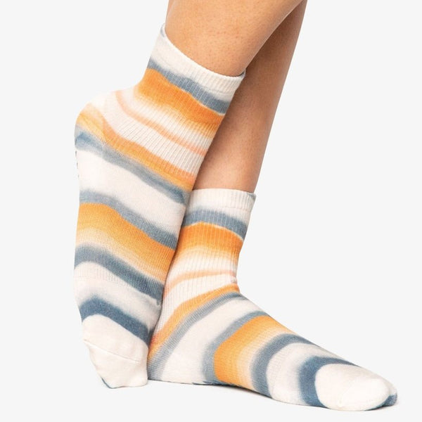 Pointe Studio Slab Ankle Grip Sock - Sunrise