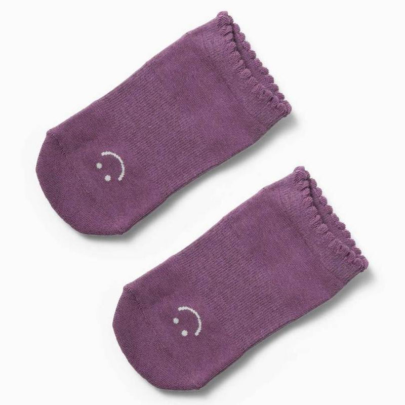 pointe studio happy grip sock violet