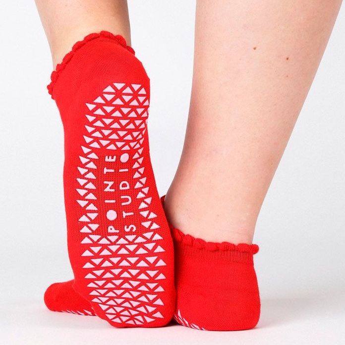 Happy Grip Socks > Pointe Studio // Barre + Pilates / Red – SIMPLYWORKOUT