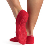 pointe studio karina red grip socks