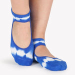 Pointe Studio Shibori - Indigo Grip Strap Sock
