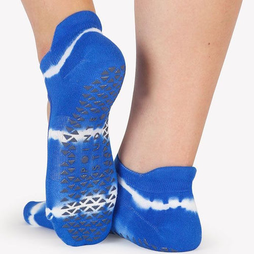 Pointe Studio Shibori - Indigo Grip Strap Sock