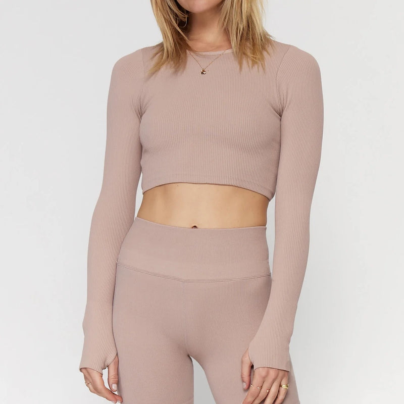 Ombre Seamless Long Sleeve Set – The Fit Girls Club