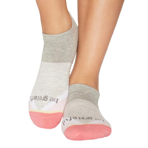 Sticky Be Grip Socks - Be Strong Affirmation - Ash Colour - One Size Fits  All — Belinda McLeod Massage Therapy and MVHealth Hub
