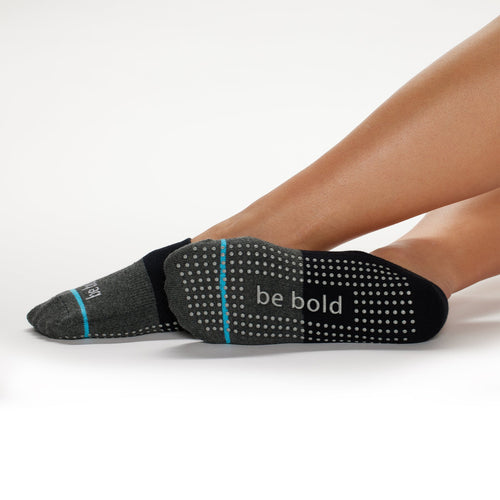 Sticky Be Be Bold No Show- Quinn Sparrow Grip Sock
