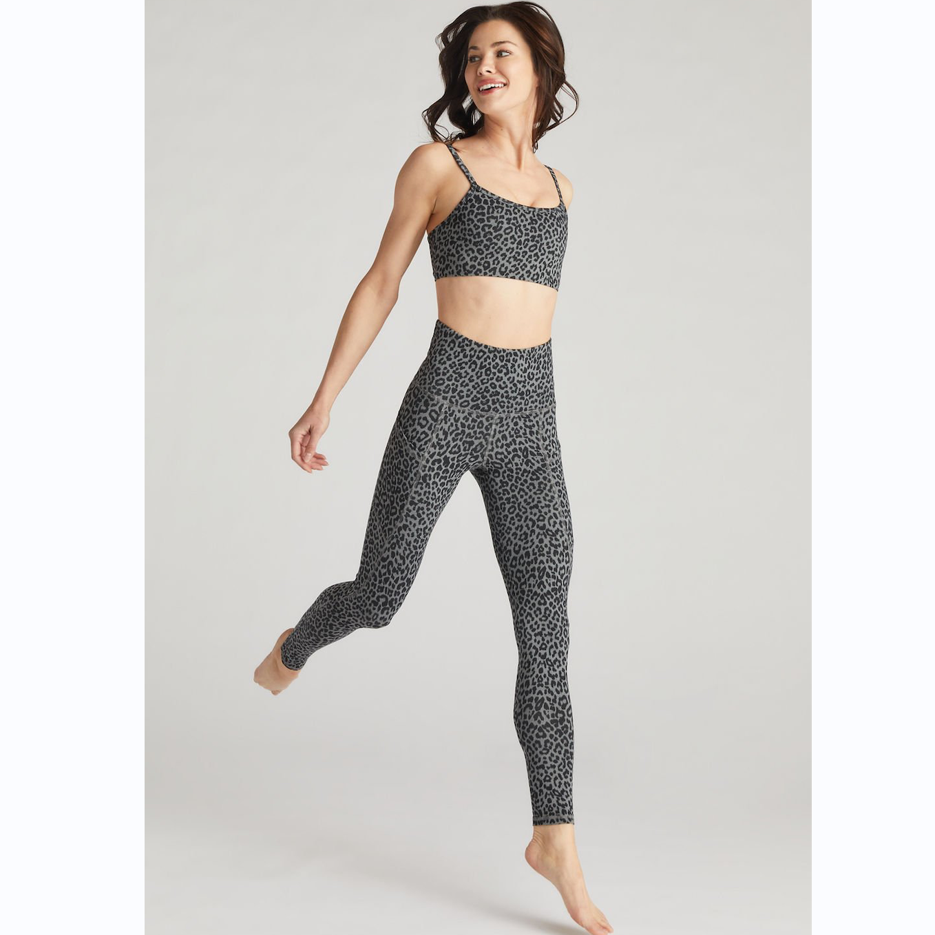 Silver Leopard Remi Ankle Leggings - Strut This - simplyWORKOUT