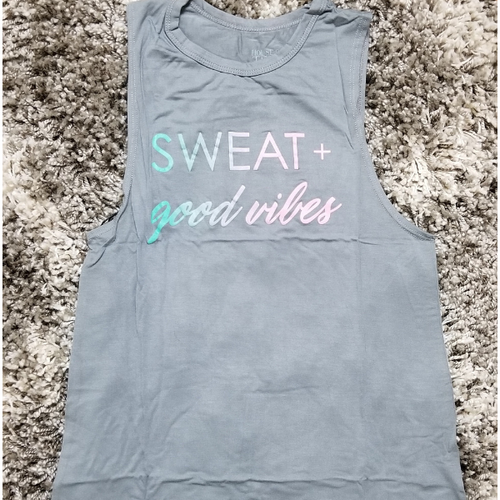 House of Tens - Sweat and Good Vibes Tank - SIMPLYWORKOUT