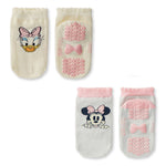 Kids Disney Grip Socks - 2 Pack minnie and daisy