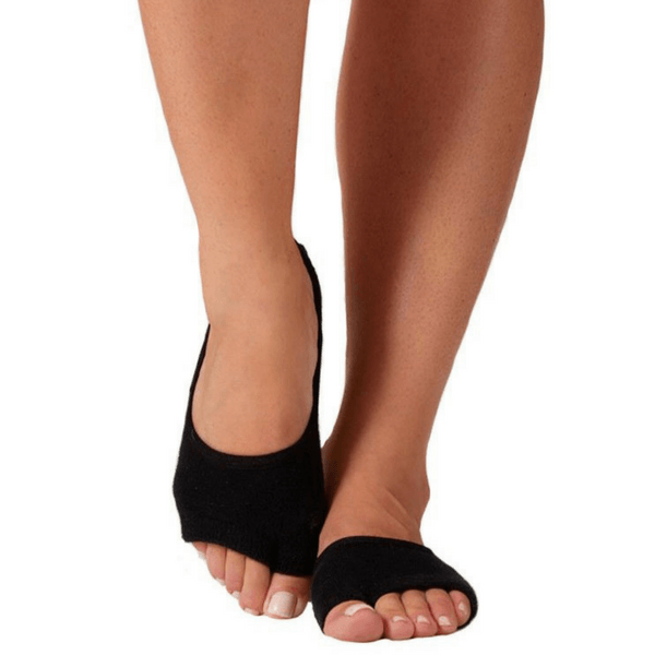 the toeless honey grip sock in black by luckyhoney