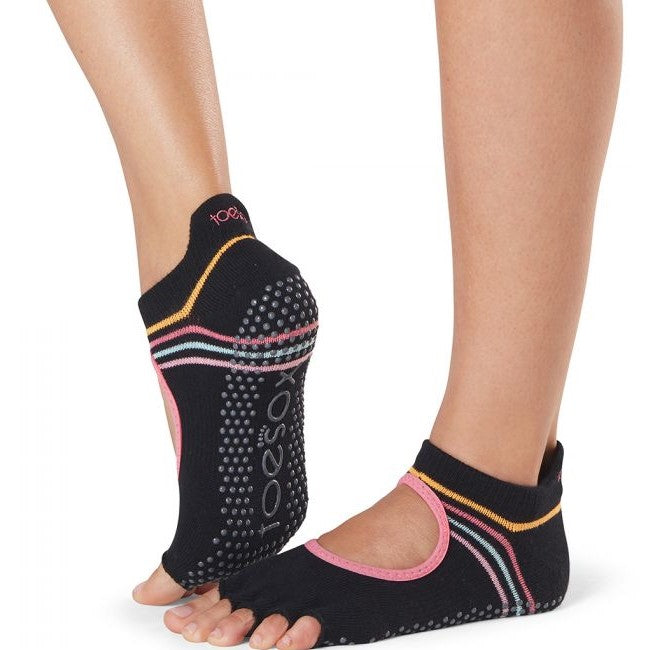 ToeSox Half Toe Bellarina - Grip Socks In Static - NG Sportswear