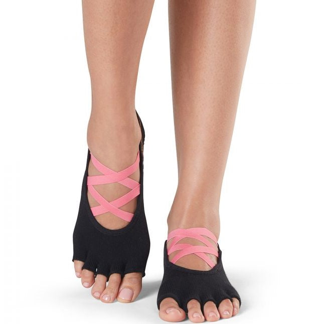 ToeSox Half Toe Elle Grip Socks - Grip Socks (Barre + Pilates +