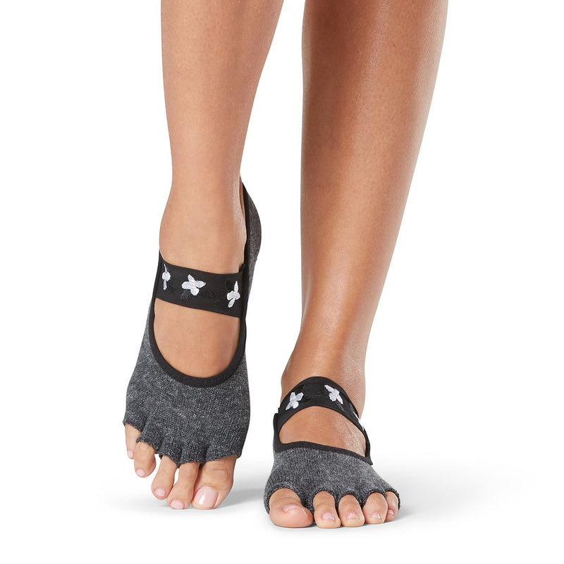 Toesox Mia Half Toe Grip Socks - Pansy