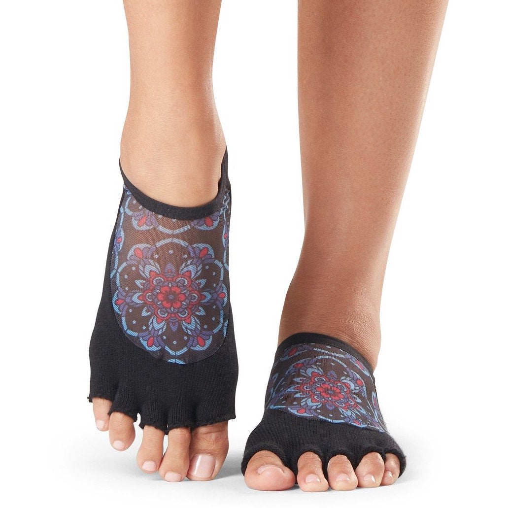 Toesox Womens/Ladies Luna Karma Half Toe Socks