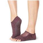 toe sox half toe grip socks entity mauve