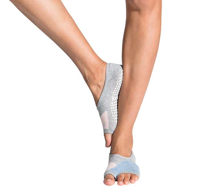 ZOKJSW Lot De 3 Chaussettes Pilates Yoga Antidérapantes Pour Femme - Grip Complet Barre Ballet Fitness