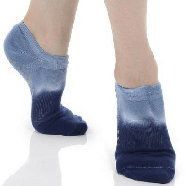 great soles tie dyed grip sock in dusk