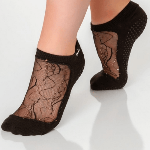 shop the shashi twinkle black star grip socks