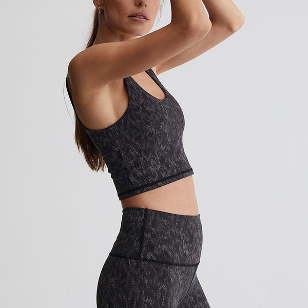 varley lets go walker bra monochrome cheetah